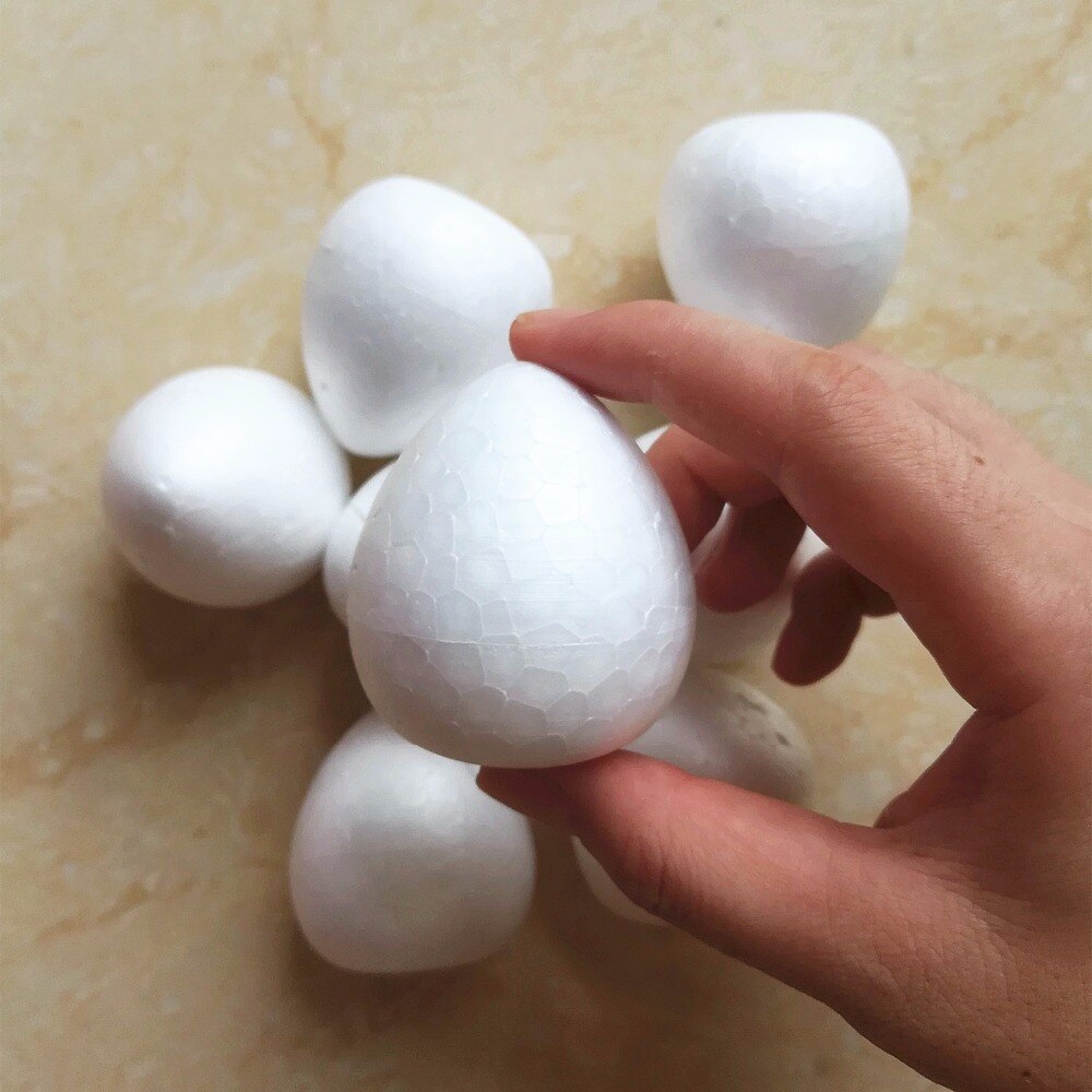 2/2.5/3/3.5/4/4.5/5.5cm White Water Modeling Foam Rose Bud For Nylon Stocking Flower Accessories Polystyrene Styrofoam Buds
