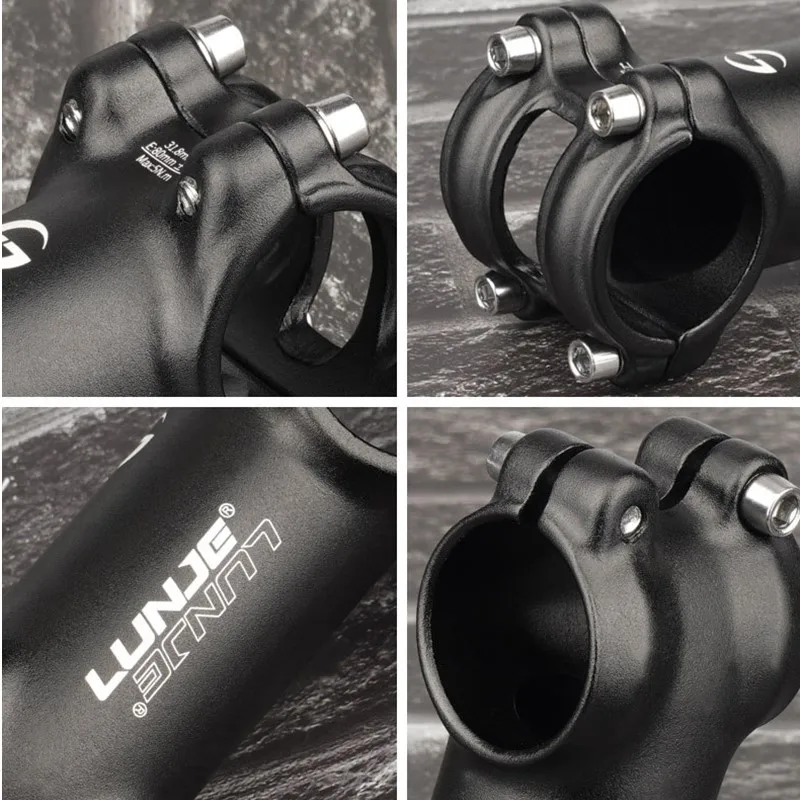Ultrakevyt polkupyörän ohjainkannatin mtb maantiepyörän ohjainkannatin 25.4/31.8mm alumiininen maastopyörän ohjainkannatin ohjaustanko 7 astetta 60/70/80/90/100mm
