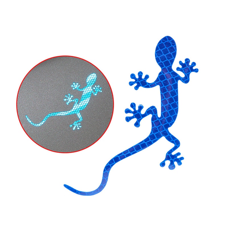 Auto Reflektierende Streifen Gecko Form Warnband Reflektor Aufkleber Decals Mark für Nacht Fahren B2Cshop