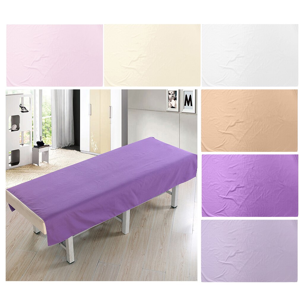 Couverture de Table de Massage en lin de beauté professionnelle, drap plat pour le visage, imperméable à l&#39;huile, convient à la plupart des lits de cosmétiques 190x120cm