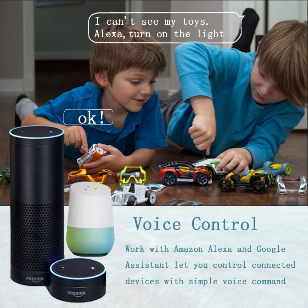 Boaz E12 Smart Wifi Bulb RGBW Led Smartlife Light Wifi Voice Control Alexa Echo Google Home IFTTT Tuya Smart APP control 2pcs