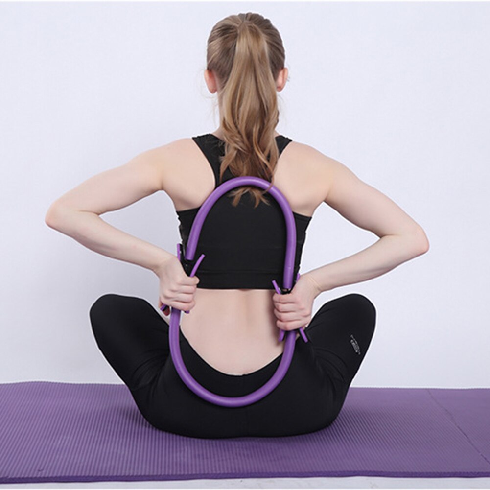 Yoga pilates ring magisk wrap slankende bodybuilding træning skridsikker træning sport holde fit ring udstyr til kvinder mænd træner