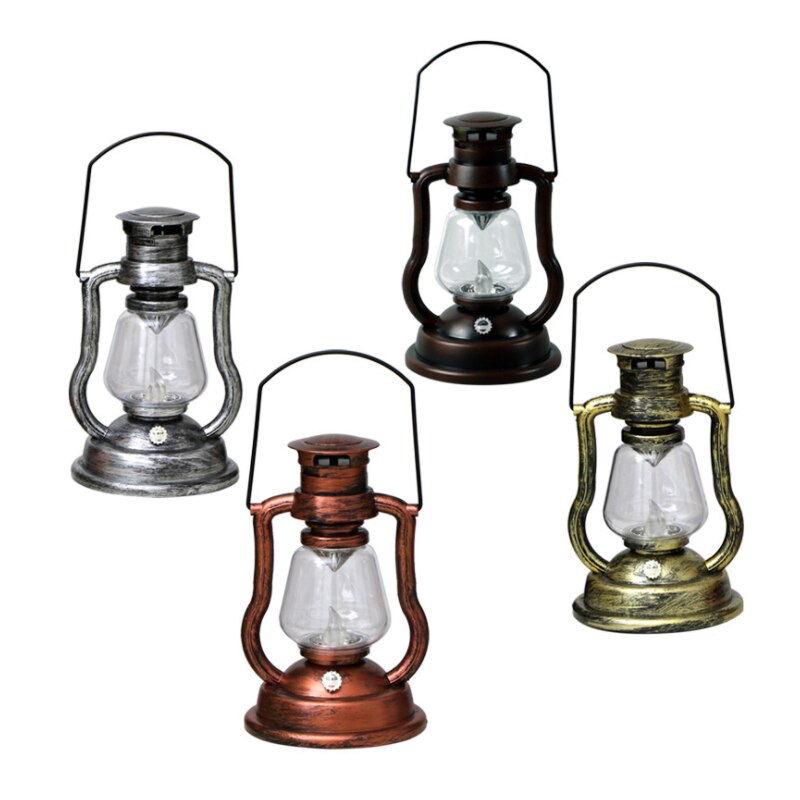 retro Solar- Kerosin Lampe Laterne Laterne Tragbare Lampe Hause Ich bin Freien Hof Garten Dekoration LED Flamme Kerze Lampe cmaping