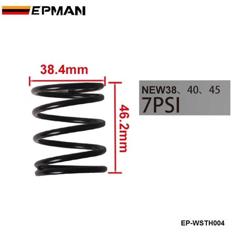 38Mm 40Mm 45Mm Turbo Externe Wastegate Wg Spring Gecoate Vervanging 7 Psi/7PSI 0.5BAR Alleen Voor turbo Smart EP-WSTH004