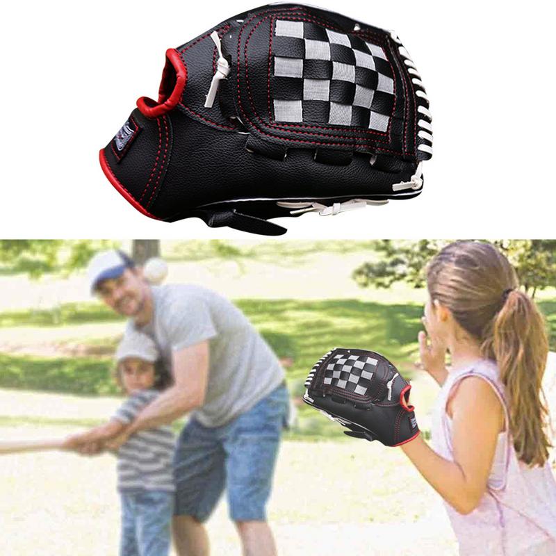 Baseball Gloves 12.5 Inches Sports Baseball Mitten Adult Softball Glove PU Glove Suitable For Men Women