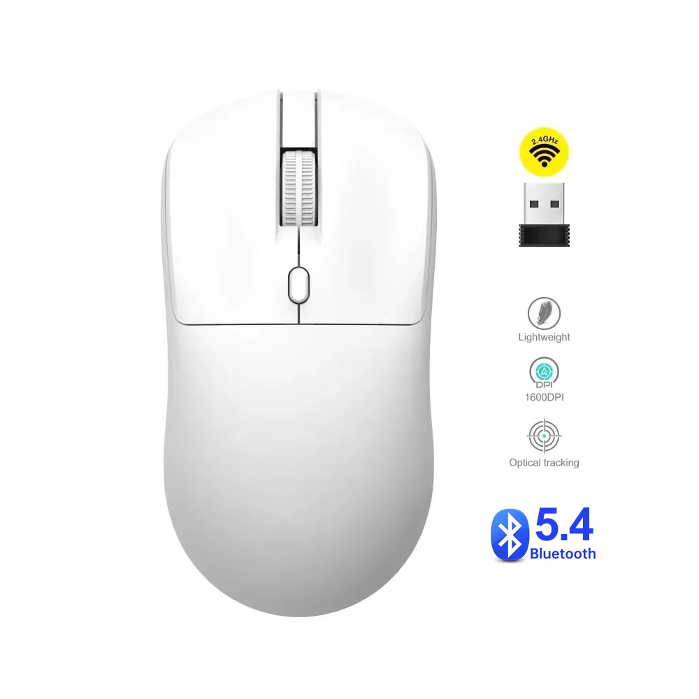 2.4G Wireless Mouse Gaming Mouse Ergonomic Mice 800-1200-1600 DPI Mouse Rechargeable Office Mice for PC Laptop Macbook Pro: PURPLE
