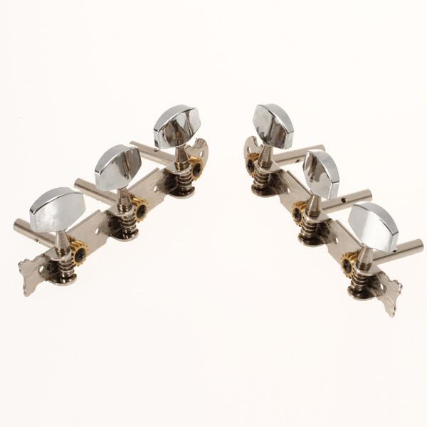 Classical Guitar Tuning Pegs Machine Heads Tuners with Chrome Tip Acoustic