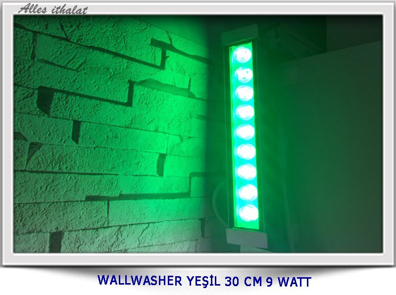 Wallwasher Groen 30 Cm 9 Watt