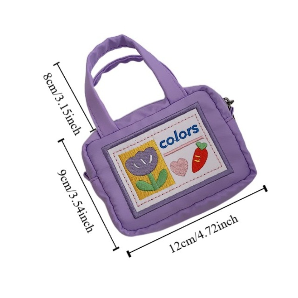Kosmetyczka Cartoon Flower Kawaii CCD Camera Bag Ultralekka kolorowa urocza torba do przechowywania Moneta Portmonetka Mini mała torba na drobne Szminka