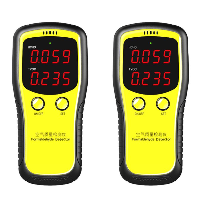 Draagbare LCD Digitale Dioxide Meter CO2 Monitor PM2.5 Luchtkwaliteit Formaldehyde Detector