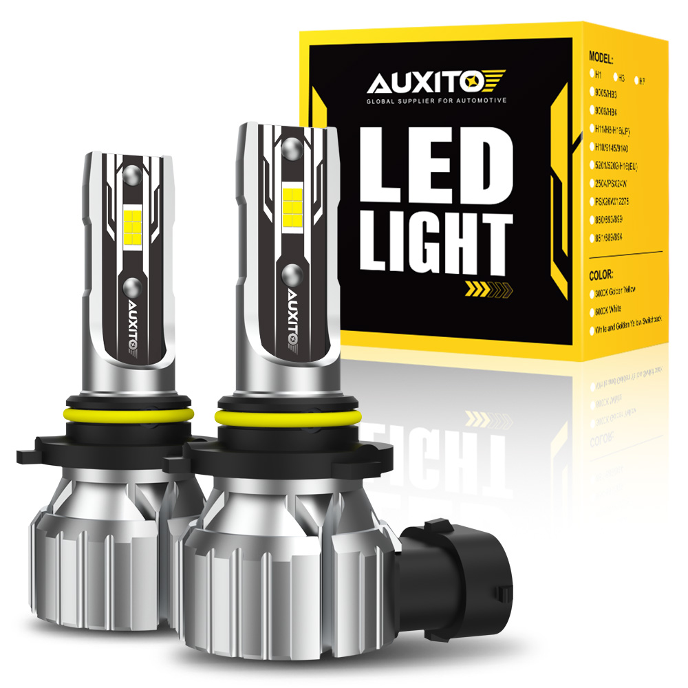 AUXITO 2 Stück H11 LED-Lampen in PTF H8 Nebelscheinwerfer Abblendlichtbirne Kopflicht 50 W hoch Energie 6500 K 12 V 9005 HB3 9006 HB4 Lampenbausatz Combo: 9006/hb4