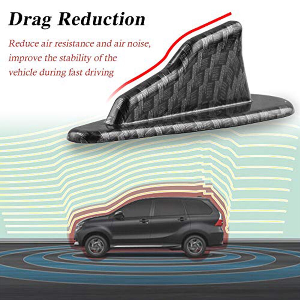 Biltag fin bil spoiler universal tuning tag diffuser hajfinner spoiler wing kit air vortex generator carbon fiber 10 pcs