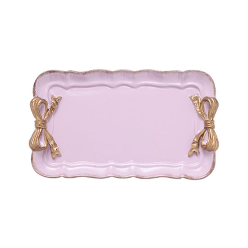 Bandeja de arco nórdico para cosméticos, plato de almacenamiento de frutas y postres, bandeja de aperitivos para pastel, Plato decorativo para el hogar, 1 ud.