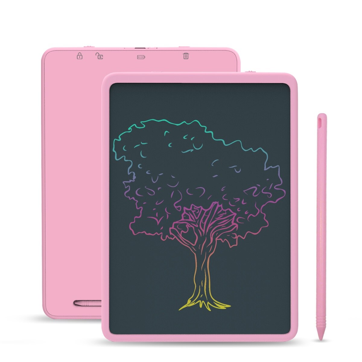 Enotepad LCD Writing Tablet - 11 Inch Screen - Multi-Color Handwriting - Digital Note Pad with Stylus: EP0211C-Pink
