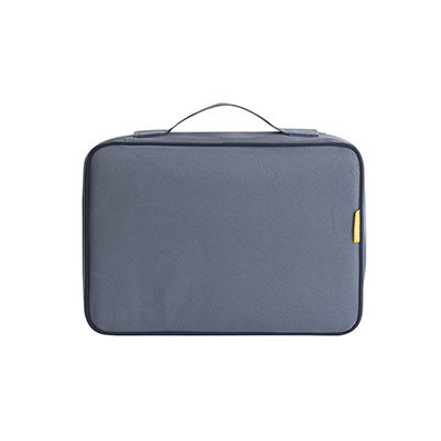 Grand sac de voyage en Nylon imperméable à l'eau sac porte-Documents Portable sacs organisateur de grande capacité pour certificat sacs numériques Ipad: Gray