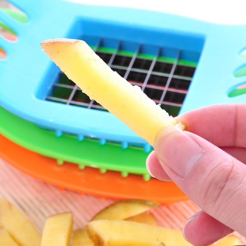 1 pc Rvs Aardappel Cutter Franse Fry Cutter Aardappel Groente Slicer Chopper Keuken Accessoires Keuken Gereedschap Gadgets