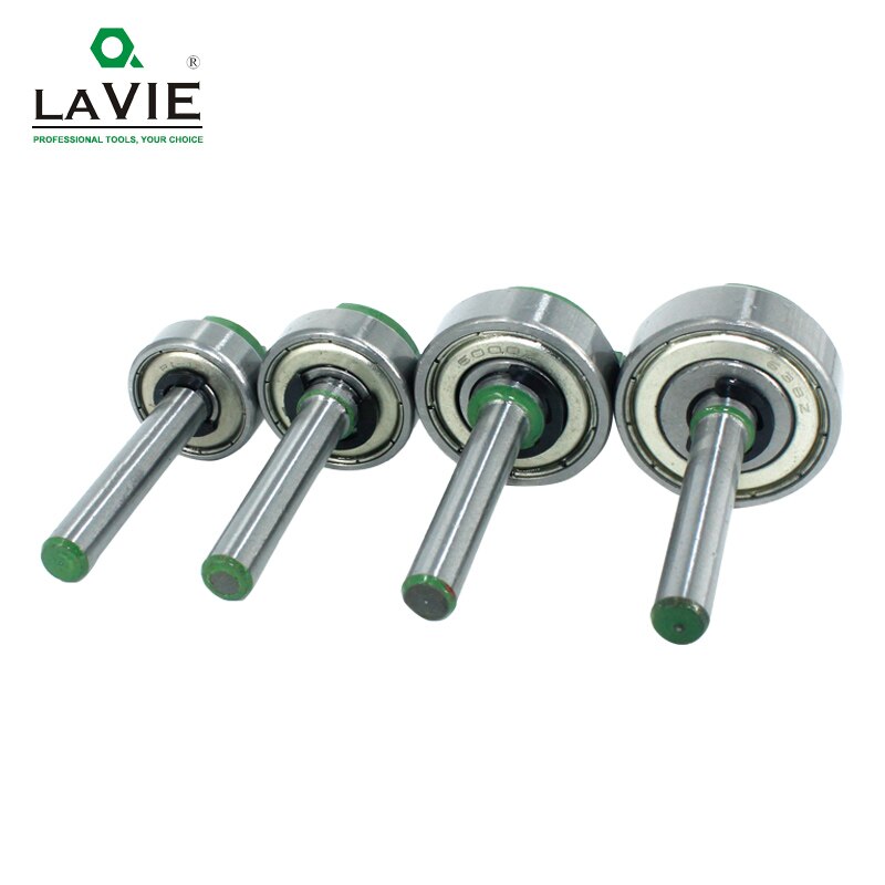 LAVIE-broca de rodamiento de línea de madera, cortador de fresado para tallado de madera, 6,35mm, vástago doble, Ogee romano, 1 ud., MC01180
