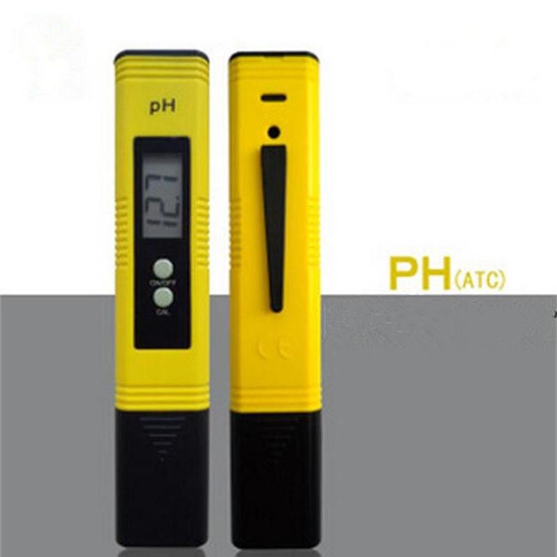 Pluma de Medidor de PH Digital LCD portátil de la precisión del probador 0,1, medidor de calibración automático para agua, vino, orina, piscina y Acuario