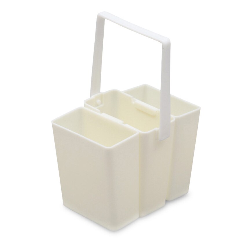 Drie Zinkt Schilderij Borstel Wassen Emmer Aquarel Pen Borstel Draagbare Vat Schilderen Penselenbakje Voor Tekening Art Supplies