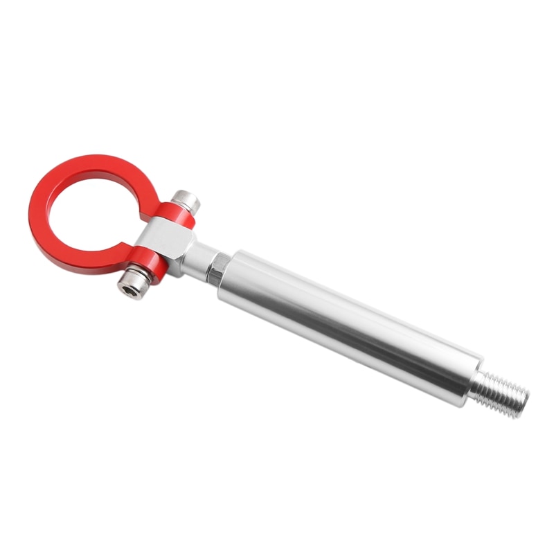 Car Racing Trailer Towing Bar Red Track Racing CNC Towbar Tow Hook for Lancer for 6Th Gen Chevy for Camaro Aluminum