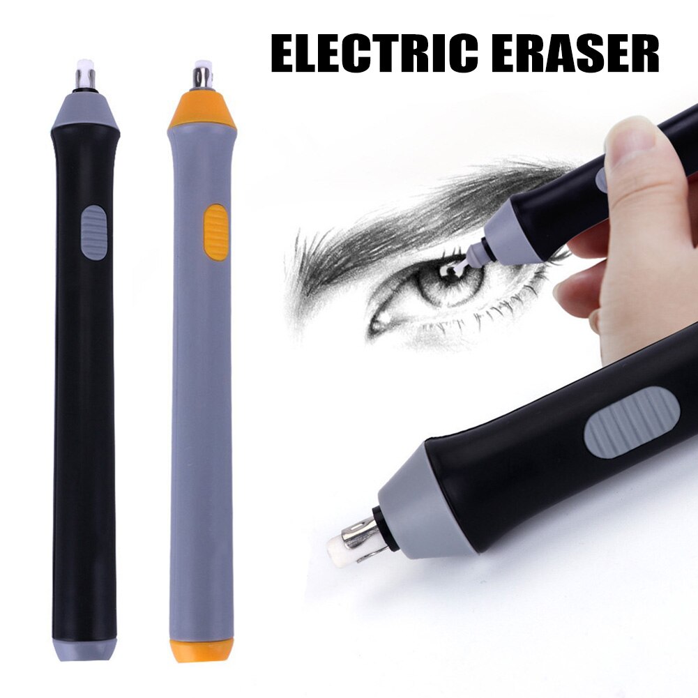 Electric Eraser Kit Automatic Pencil Eraser with 22pcs Additional Replaceable Rubbers Electric Eraser School Supplies H-best