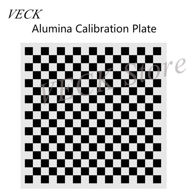 Alumina Calibration Plate Diffuse Reflection Non-glare Checkerboard Machine Vision Optical Correction Board Float Glass Substrat