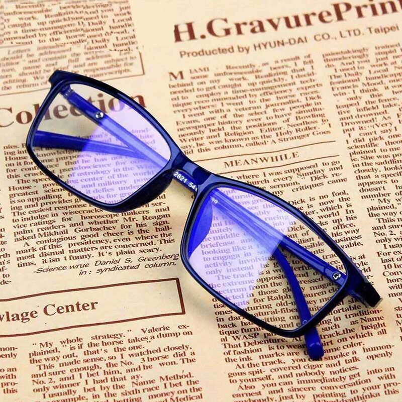 Anti Light Glasses Ray Blue Anti Blue Fatigue Protection Blocking Glasses Eye Square Radiation Computer