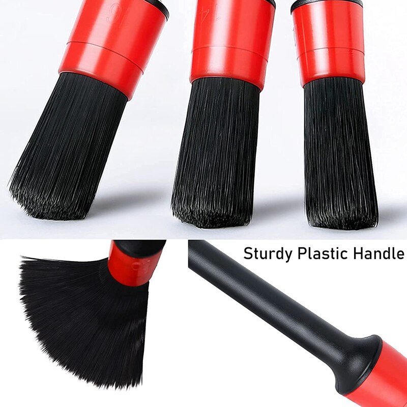 11Pcs Auto Car Detailing Brush Set Car Interior Cleaning Kit Engine Cleaning Kit For Cleaning Car Interior Exterior