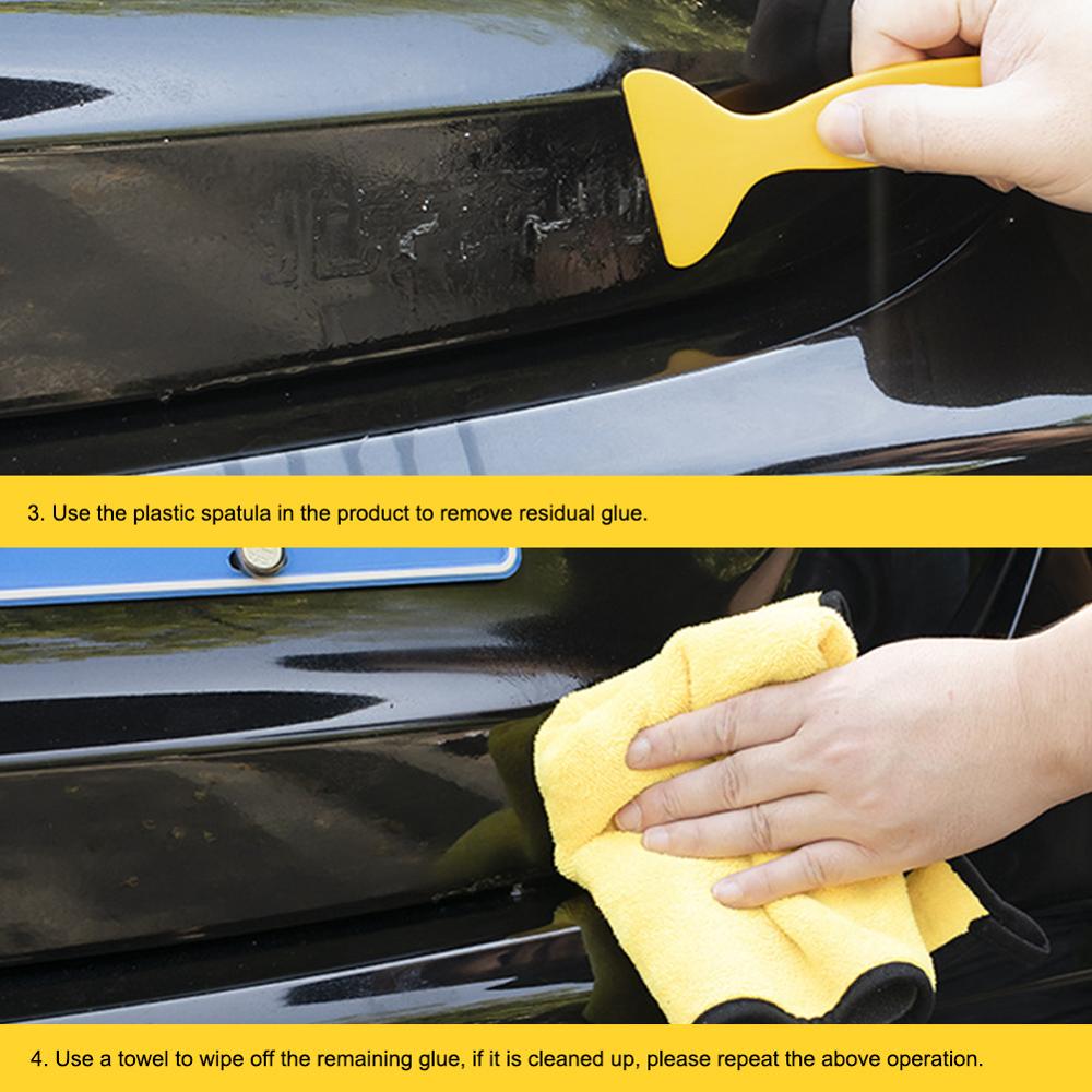 Auto raam glas zelfklevende verwijderaar auto sticker lijmverwijderaar kit lijmverwijderaar voor vinyl wraps grafische sticker streep