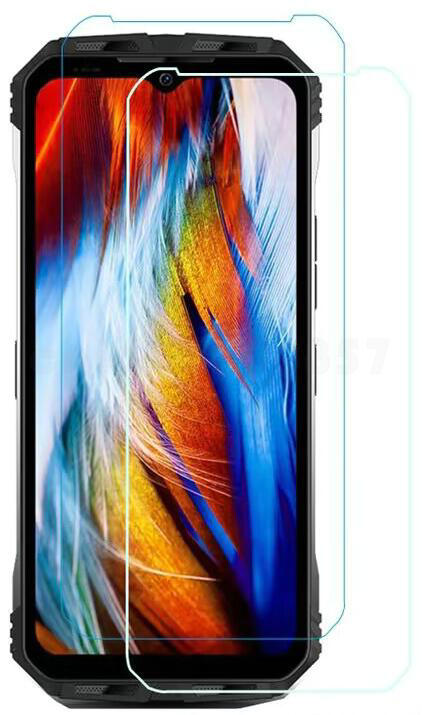 Case + Camera Tempered Glass On For Doogee S100 S100 Pro ScreenProtector Glass For Doogee V MAX V30 V30T 2.5D Glass: Anti Peeping / Frosted