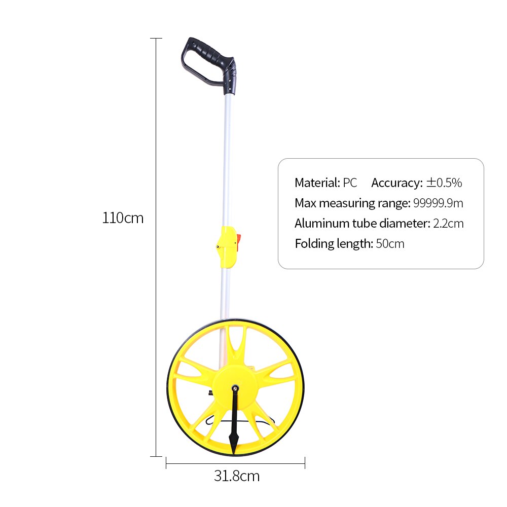 KKMOON Foldable Wheel Distance Measurer 0-9999M Lo... – Vicedeal