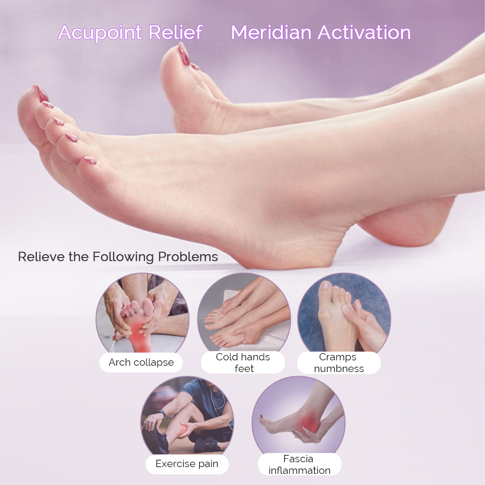 Fotmassagerulle yogamassageboll plantar fascia-rulle ben hand fotmassage
