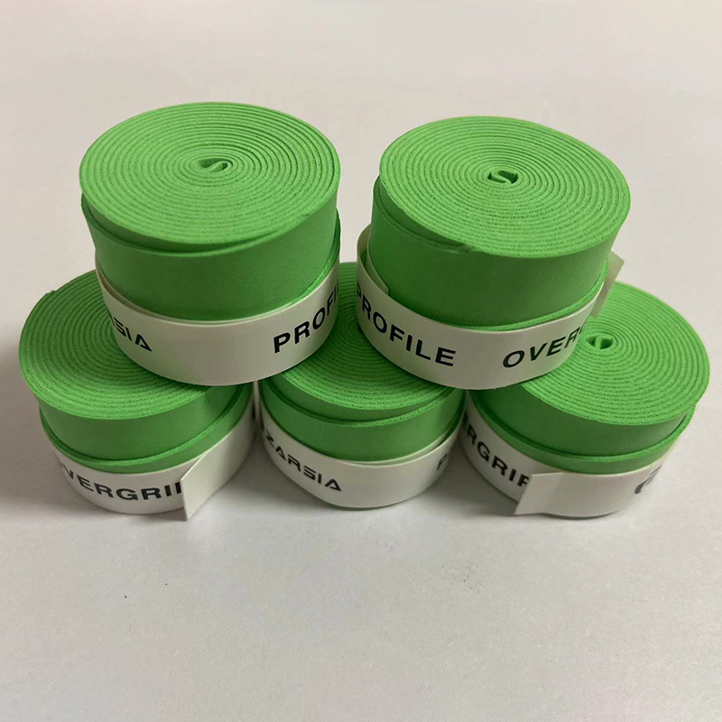 5PCS ZARSIA Tennis Racket Overgrip Dry Feel Badminton Tennis Racket Sweatband: green