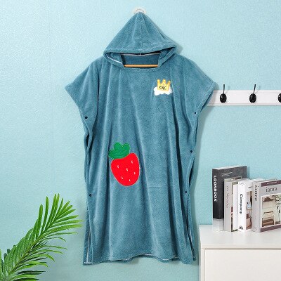 Volwassen 'S Hooded Cape Wearable Douche Badhanddoek Outdoor Sport Zachte Absorberende Strand Poncho Handdoeken Water Veranderende Pak Badjas