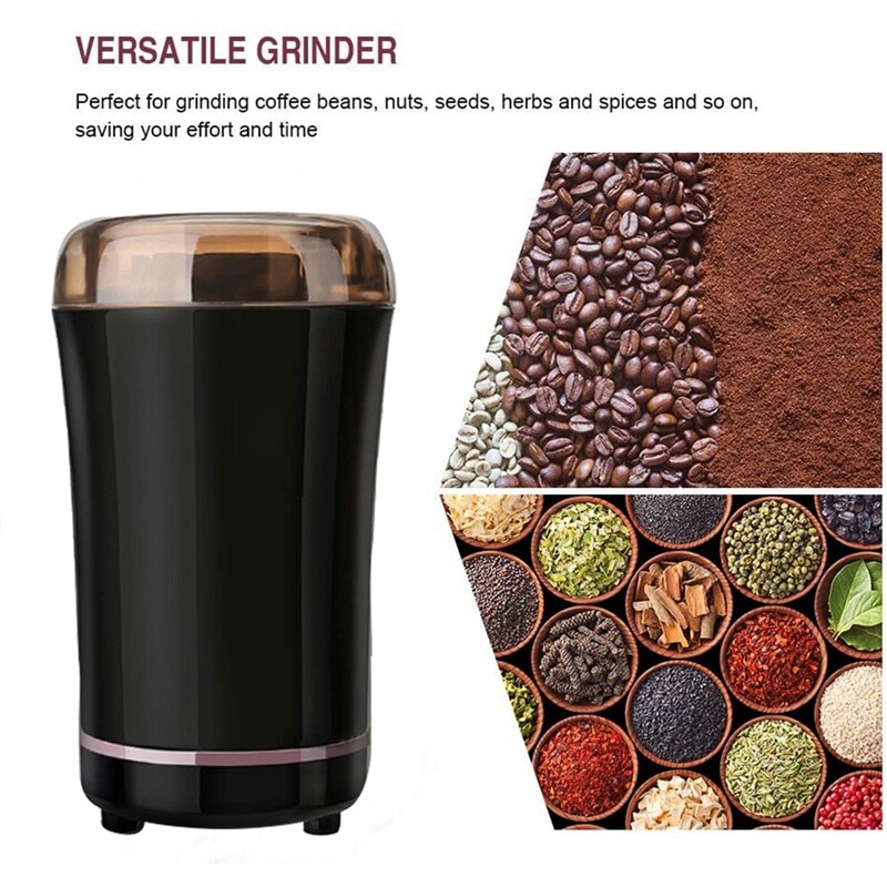 Elektrische Koffieboon Grinder Blade, Spice & Moer Molen Draagbare Persoonlijke Koffieboon Grinder Keuken Grinder