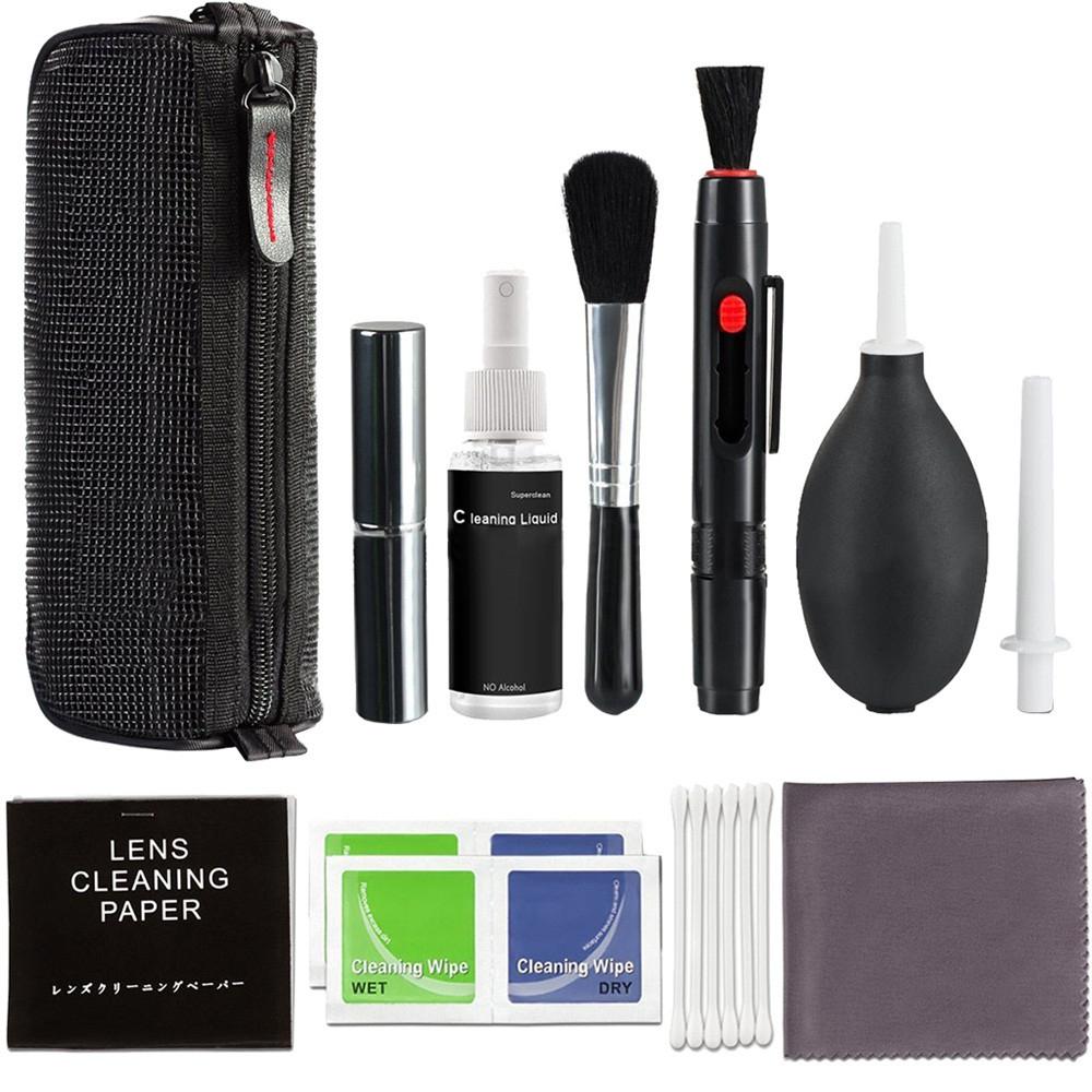 DSLR Lens Camera Cleaning Kit Spray Bottle Lens Brush Blower Clean Tools for Canon Nikon Filter DSLR SLR DV