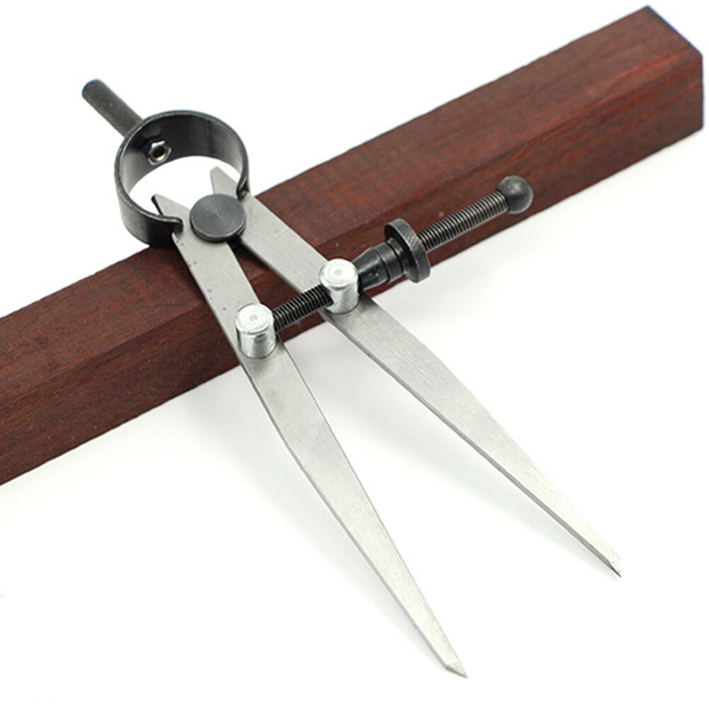 Roterende Edge Creaser Leather Tool Scratch Verstelbare Handgemaakte Duurzaam Naaien Diy Vleugel Divider Metal Craft
