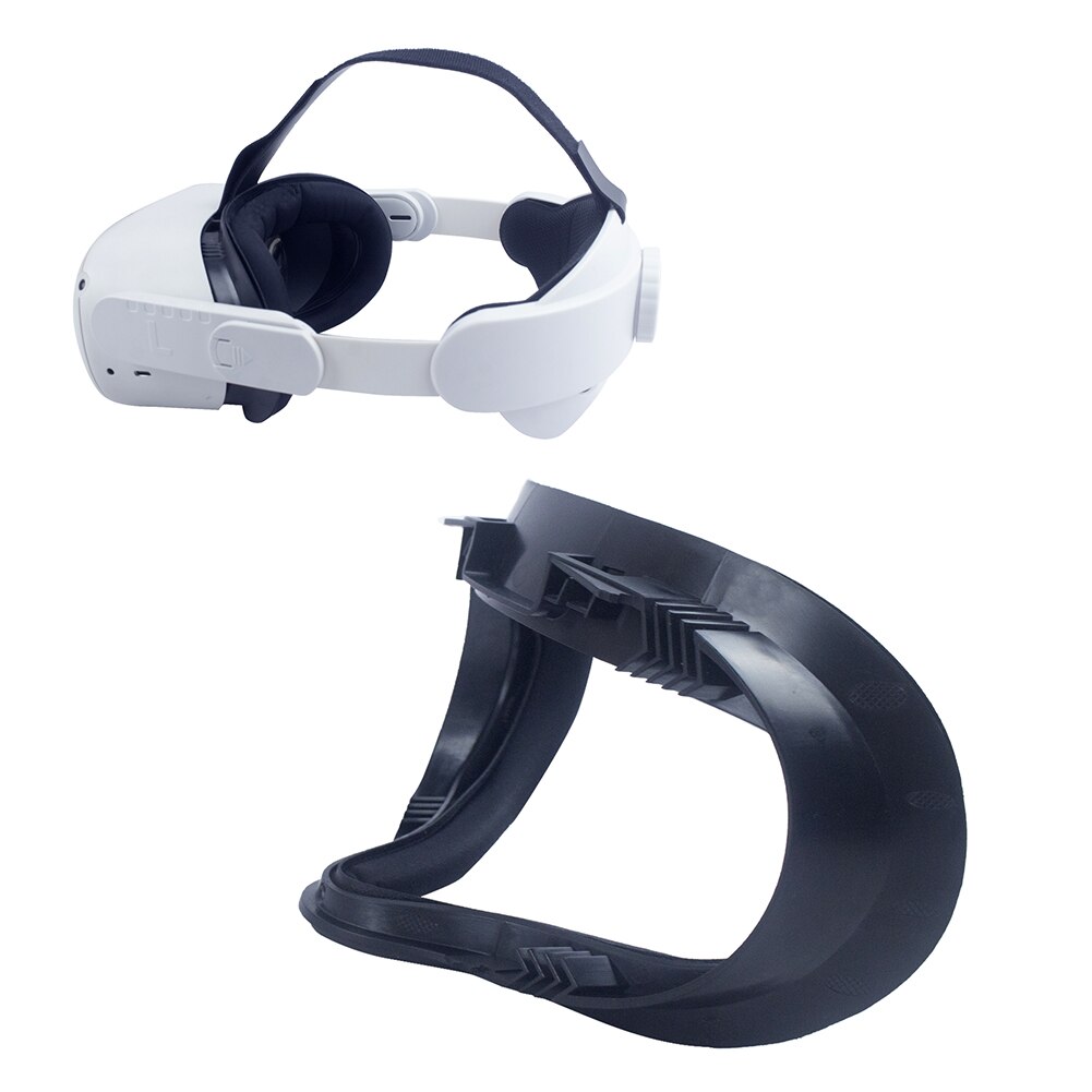 Juego de interfaz de VR para máscara de ojos Oculus Quest 2, bloqueo de luz, cubierta con 2 piezas de repuesto de espuma PU, Protector de lente