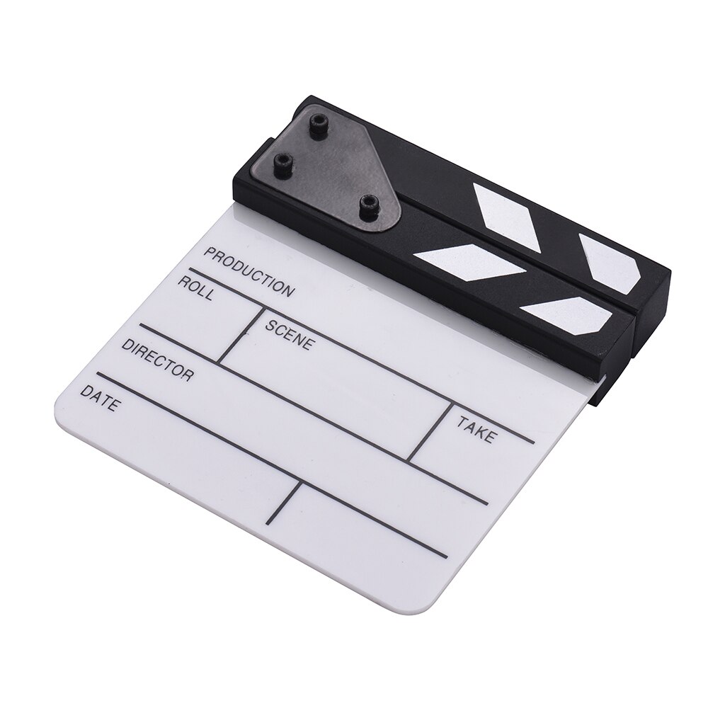 Andoer Director Video Scene TV Movie Clapper Board Home DIY Decorations Classical Film Slate Cut Action Prop