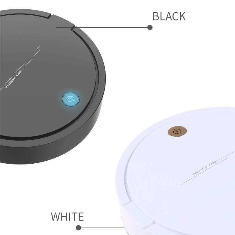 Smart Robot Vacuum Cleaner 2-in-1 Mopping Sweeper Strong Suction Automatic Cleaning Rechargeable Anti-Crash Sweeping