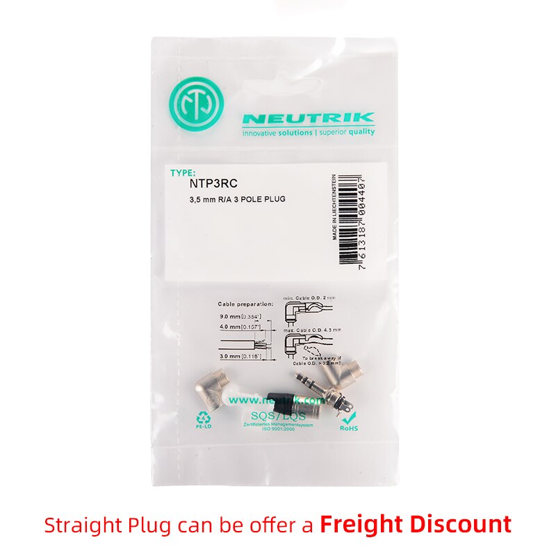 3.5Mm 3 Pole Stereo Audio Plug NTP3RC-B 3.5Mm Haakse Hifi Oortelefoon Mannelijke Headset Adapter Solder Audio jack Voor Diy Hoofdtelefoon