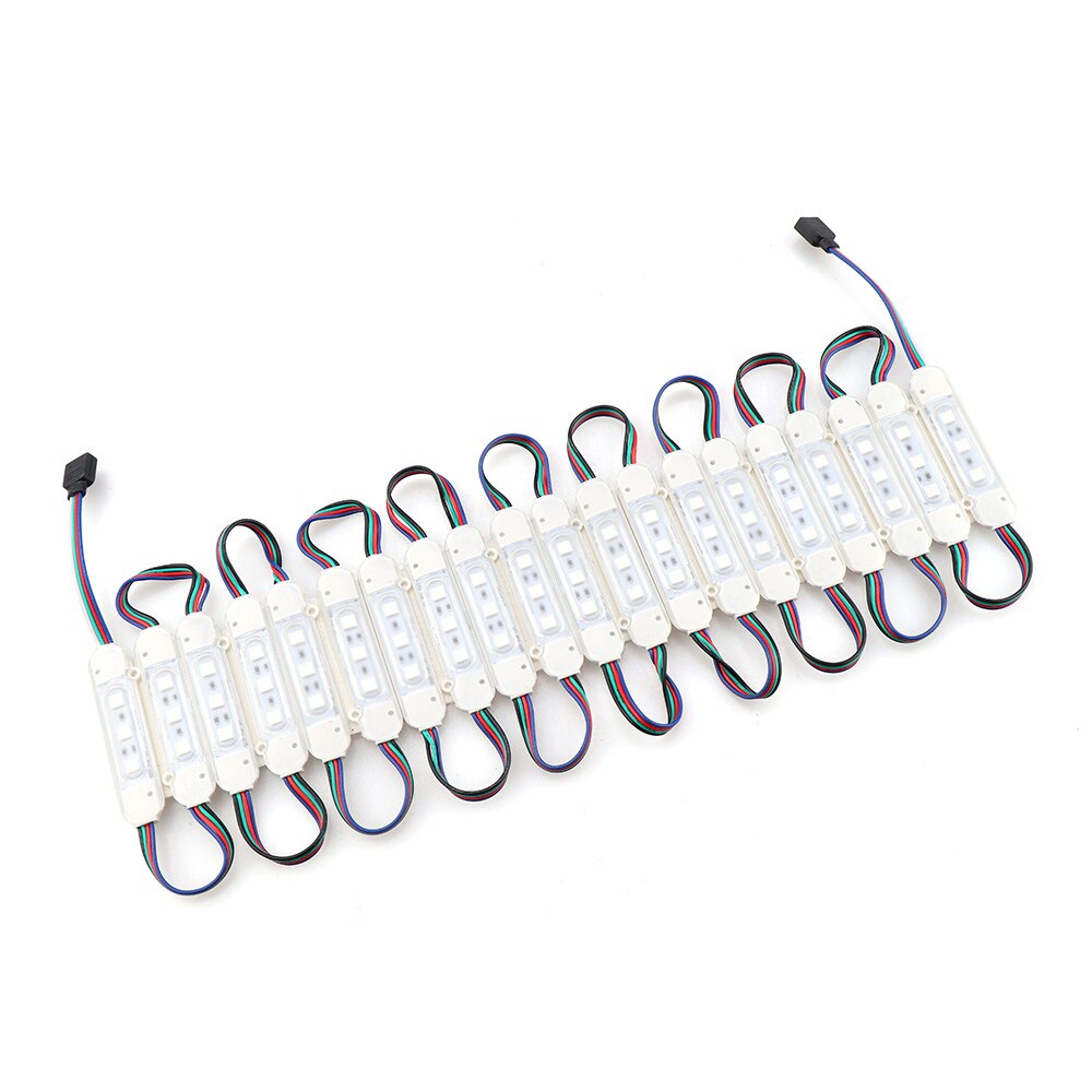 20 teile/los LED RGB 5050 3 LED Modul 12V Wasserdicht RGB Farbe veränderbar led-module beleuchtung, 3Leds 5050 led-module: Type 2