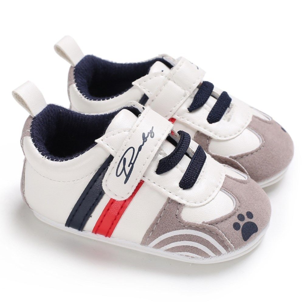Pudcoco baby casual skor 0-18m baby skor pojke flicka nyfödd mjuka sulor läder spjälsäng mjuk sula sko sneaker