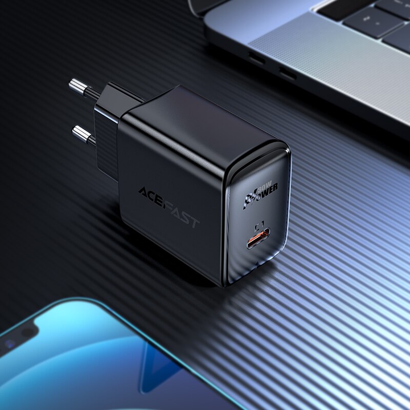 Acefast Usb C 30W Gan Pd Snelle Type C Lader Voor Iphone 13 12 Pro Max Snel Opladen QC4.0 pps Voor Ipad Air Pro 30W Gan Charger