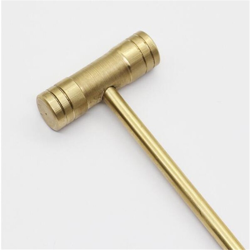 Martillo de latón sólido latón precisión reloj reparación cobre pequeño martillo herramientas de mano suministros de mantenimiento: Default Title