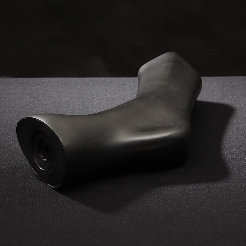 1 pc Unisex Men Mannequin Feet Display Toe Socks Suitable For Boat Socks Short Socks Square Plastic Foot Black Color