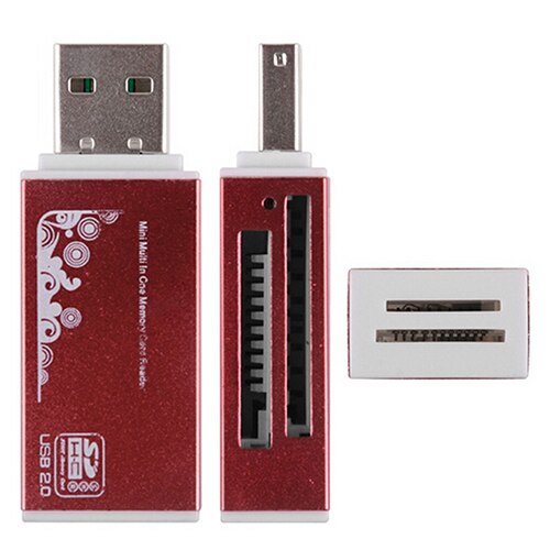 Lector de tarjetas de memoria múltiple USB 2,0, todo en 1, de , para Micro SD, SDHC, TF, M2, MMC, MS PRO, DUO, 7BX1