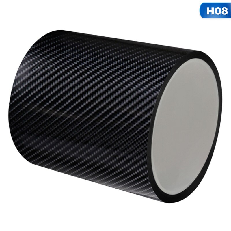 Carbon Fiber Auto Sticker Protector Strip Nano Sticker Auto Instaplijsten Anti Kras Tape Botsing Scuff Diy Plakken Bescherming Film: 100mm X 10M