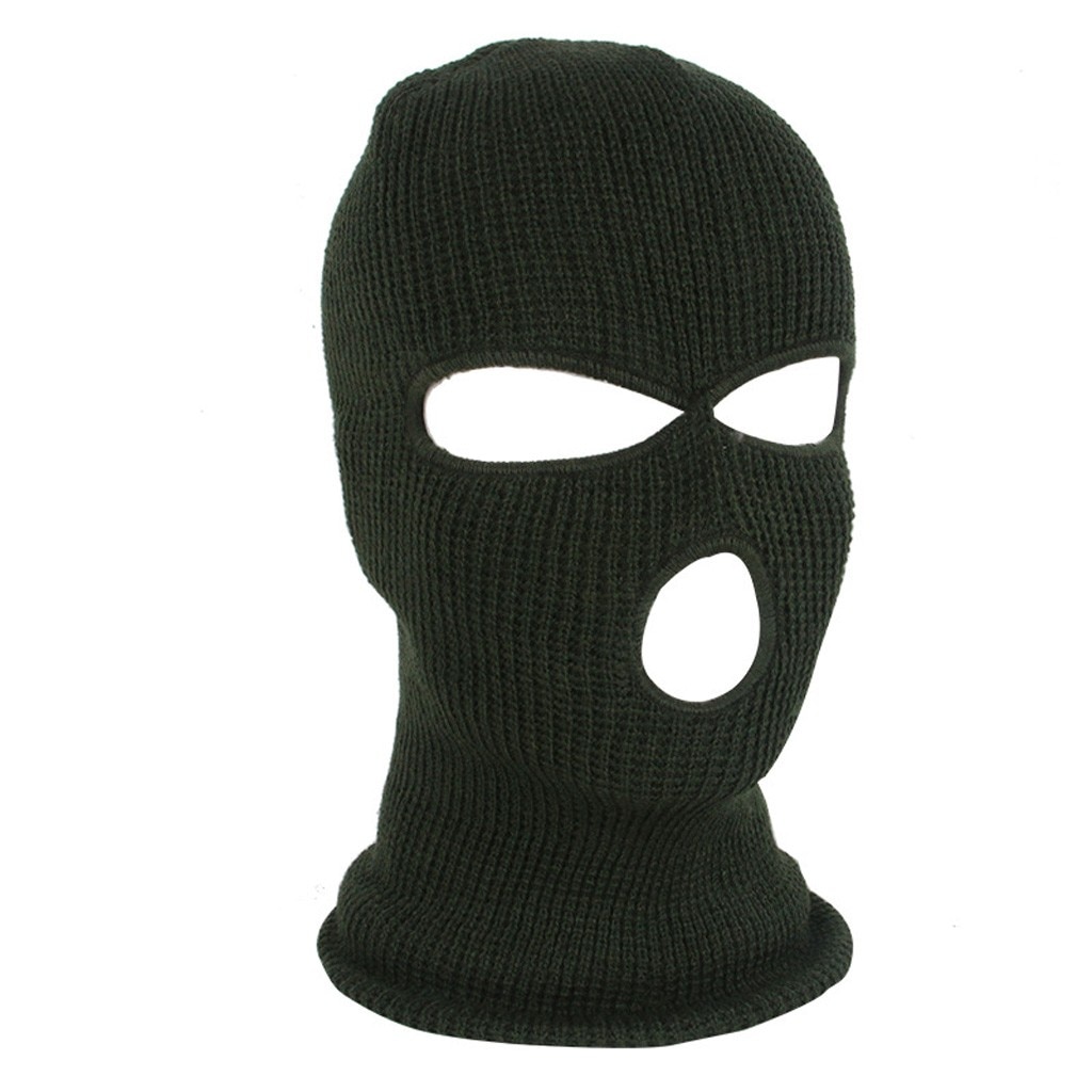 Volgelaatsmasker Ski Masker Winter Cap Balaclava Hood Masker 3 Gat Wol Gebreide Maskers Breethable Fietsen Wandelen Sjaal Hoofdband masque