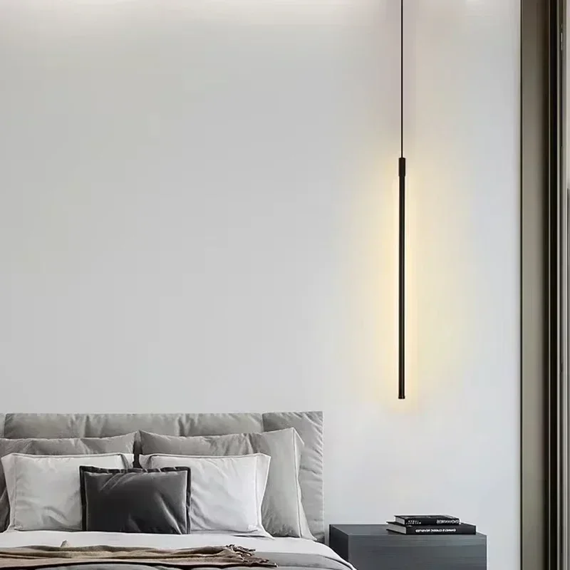 Moderna led-taklampor för sovrum sänglampa hängande bakgrundsljuskronor heminredning belysningsarmaturer lyster